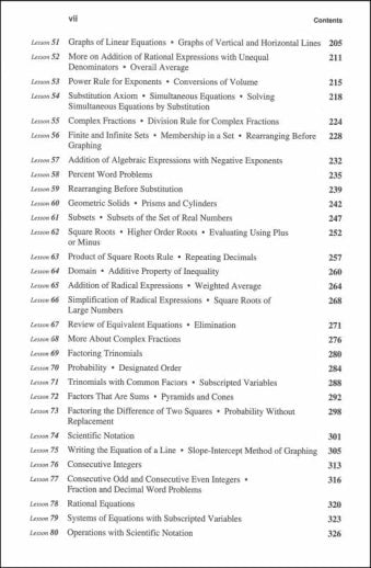 Saxon Algebra 1 Student Text