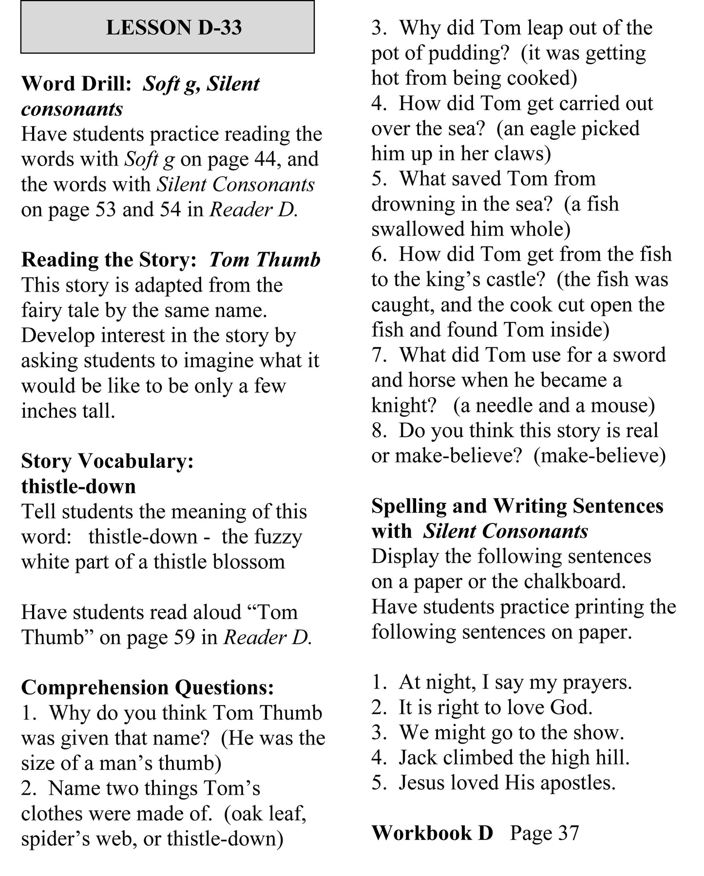 Little Angel Readers: Teacher's Manual Complete ABCD